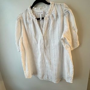 Apiece Apart Los Altos white top in size XL